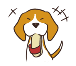 Pun Pun Beagle sticker #12662521