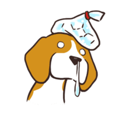 Pun Pun Beagle sticker #12662557