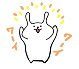 White Rabbit Pyonta sticker #12662882