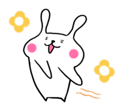 White Rabbit Pyonta sticker #12662886