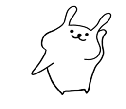 White Rabbit Pyonta sticker #12662891