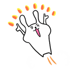 White Rabbit Pyonta sticker #12662912