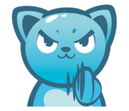 Little kitty boo sticker #12663162