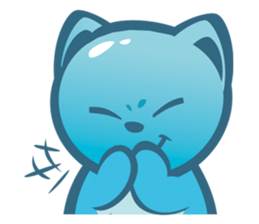 Little kitty boo sticker #12663165