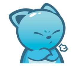 Little kitty boo sticker #12663168