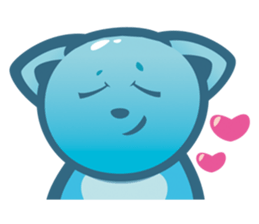 Little kitty boo sticker #12663169