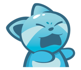 Little kitty boo sticker #12663181