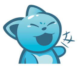 Little kitty boo sticker #12663182