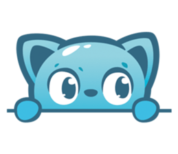 Little kitty boo sticker #12663186