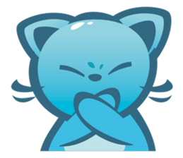 Little kitty boo sticker #12663188