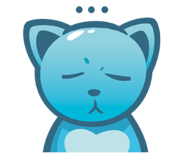 Little kitty boo sticker #12663189