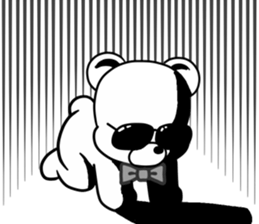 the hard boiled Kumakuma-chan sticker #12663343
