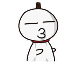 Sunny Doll Small white sticker #12663683