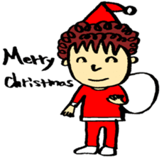 dady with his daughter koko-chan sticker #12664281