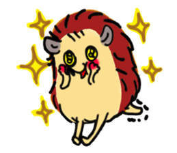 Favorite hedgehog sticker #12664852