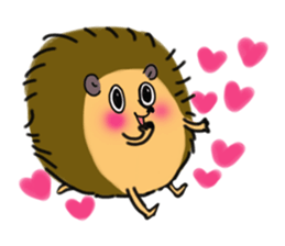 Favorite hedgehog sticker #12664875