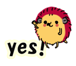 Favorite hedgehog sticker #12664876