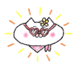 Hanachan karano tegami crayon version sticker #12664993