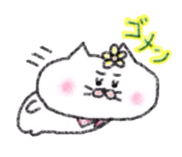 Hanachan karano tegami crayon version sticker #12664998