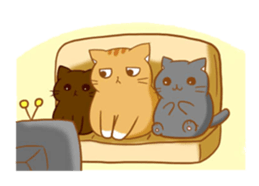 magic cats-family sticker #12665280