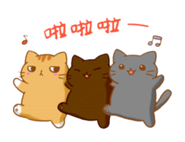 magic cats-family sticker #12665281