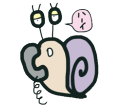 lovely snail"tumu" sticker #12665286