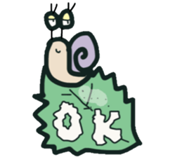 lovely snail"tumu" sticker #12665287