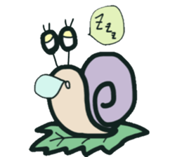 lovely snail"tumu" sticker #12665289