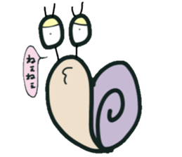 lovely snail"tumu" sticker #12665292