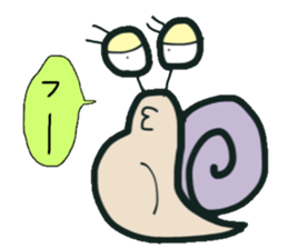 lovely snail"tumu" sticker #12665295