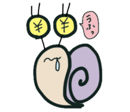 lovely snail"tumu" sticker #12665296