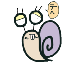 lovely snail"tumu" sticker #12665309