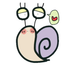 lovely snail"tumu" sticker #12665310