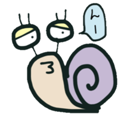lovely snail"tumu" sticker #12665312