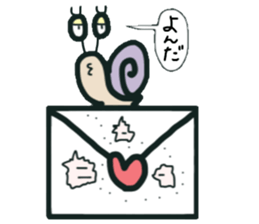 lovely snail"tumu" sticker #12665317