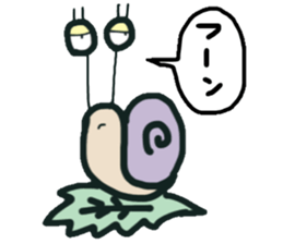 lovely snail"tumu" sticker #12665320