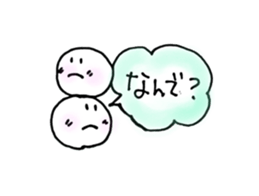 Kansai round face sticker #12666252