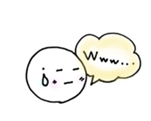 Kansai round face sticker #12666264