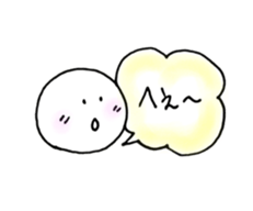 Kansai round face sticker #12666272