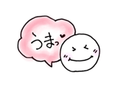 Kansai round face sticker #12666276