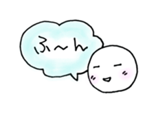 Kansai round face sticker #12666280