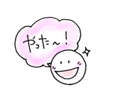 Kansai round face sticker #12666282