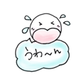 Kansai round face sticker #12666284