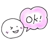 Kansai round face sticker #12666285