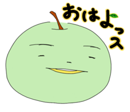 Green apple sometimes fans it sticker #12666487