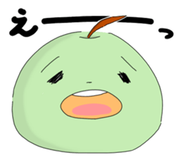 Green apple sometimes fans it sticker #12666491