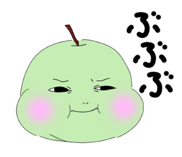 Green apple sometimes fans it sticker #12666494