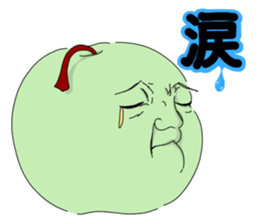 Green apple sometimes fans it sticker #12666495