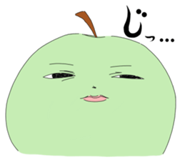 Green apple sometimes fans it sticker #12666496