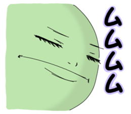 Green apple sometimes fans it sticker #12666497